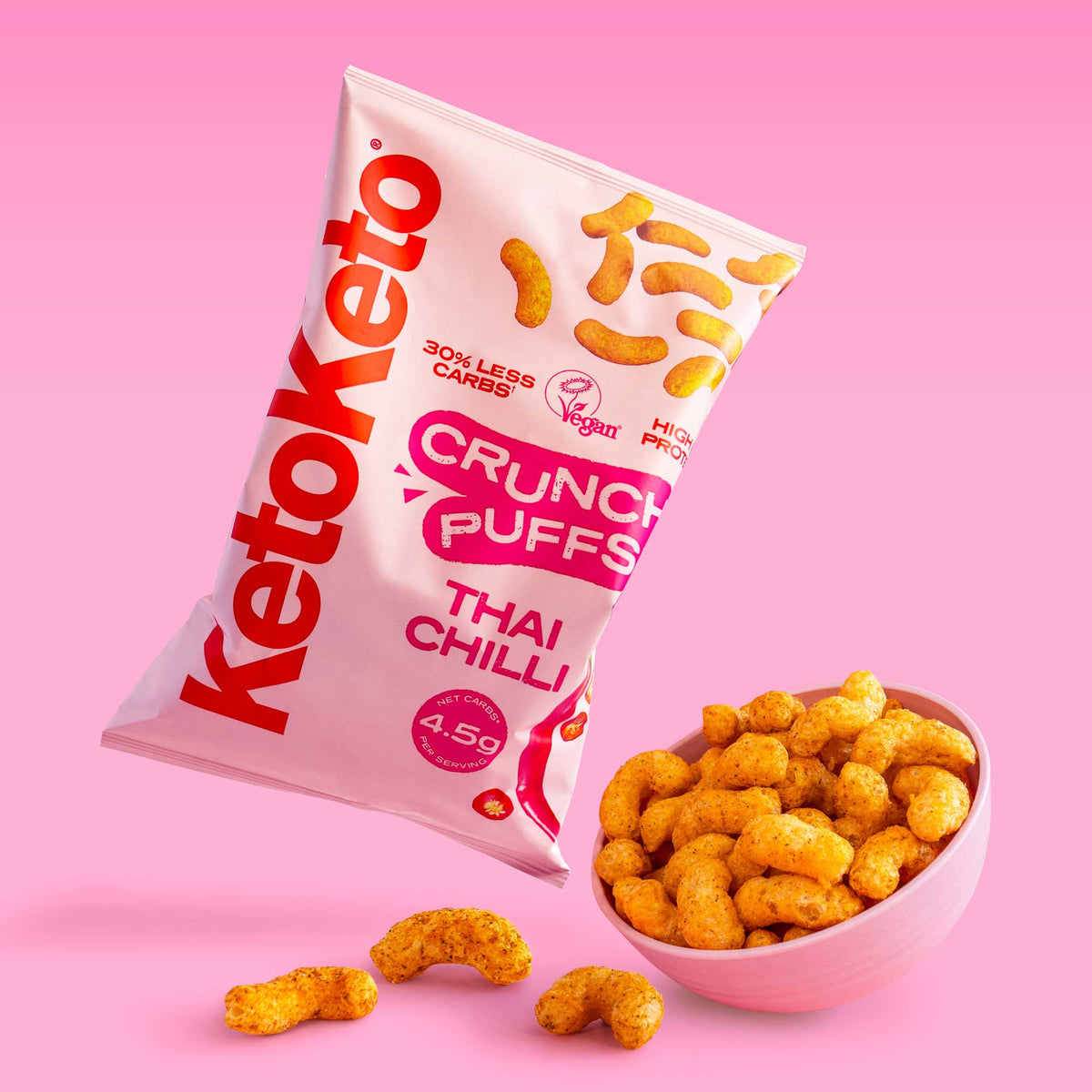 Thai Chilli Crunch Puffs KetoKeto